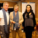 Oscar Tabárez, Liliam Kechichián y Larissa Perdomo
