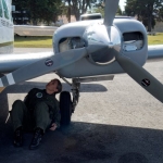 Una uruguaya es la primera aviadora de combate de Latinoamérica