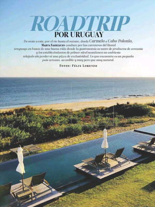 Condé Nast Traveler dedica su portada al lujo natural de las playas uruguayas