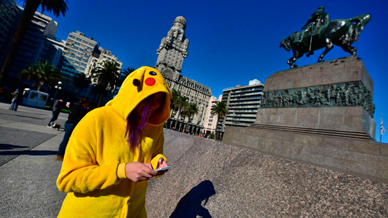 Así fue la primera juntada de Pokémon Go en Uruguay