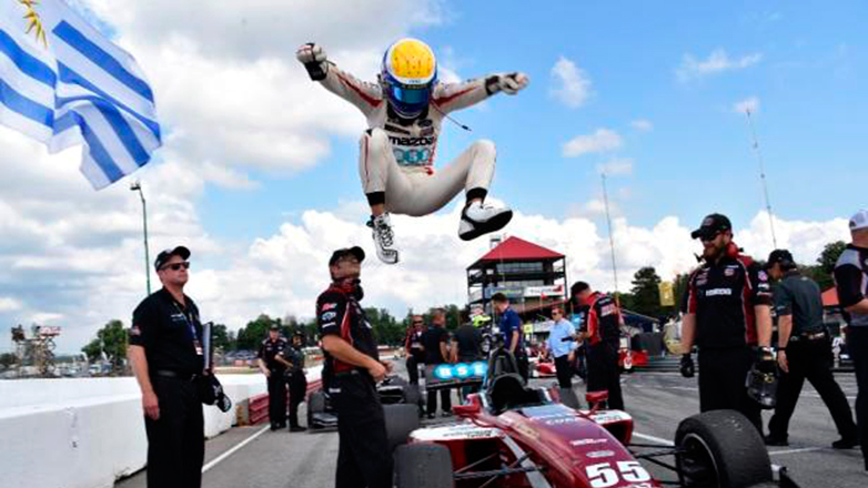 Santiago Urrutia y un gran fin de semana en Indy Lights