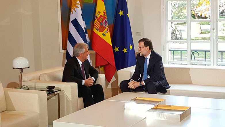 Presidente Vázquez en España: se reunión con Rajoy y presentó propuestas a inversores europeos