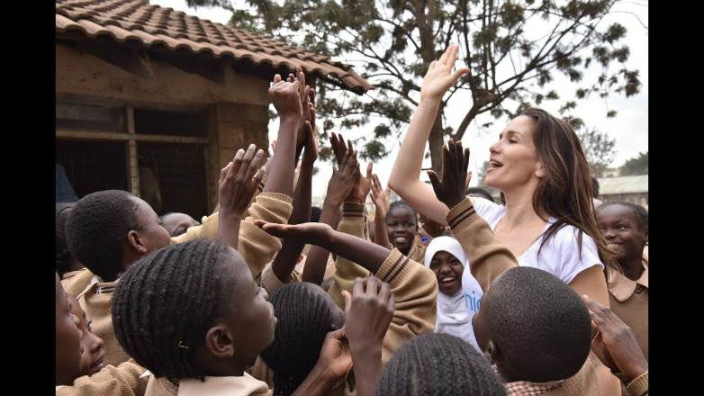 UNICEF compartió la visita de su embajadora Natalia Oreiro a Kenia