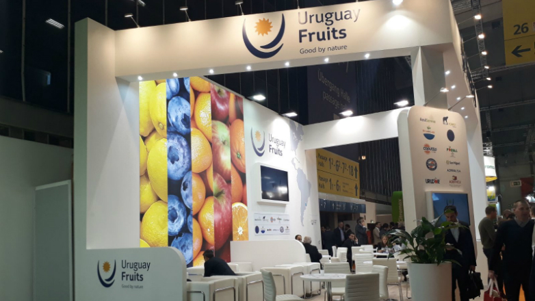 Cítricos y arándanos con la marca Uruguay Fruits están en Fruit Logística, la principal feria del rubro en Berlín