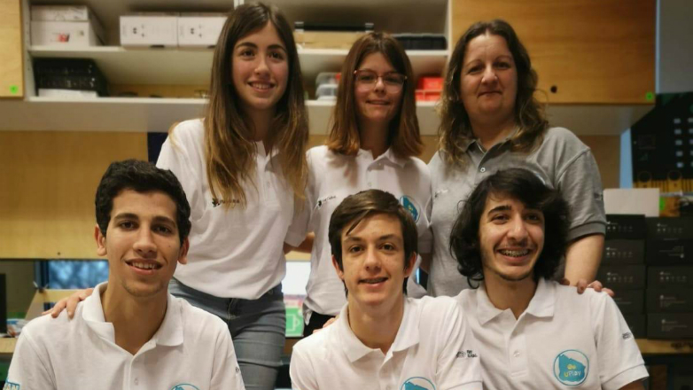 Liceales de Migues en Dubái recibieron premio en competencia de robótica
