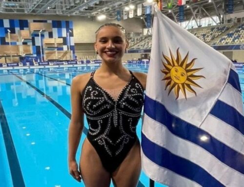 Clara De León consiguió el oro para Uruguay en natación artística en el Sudamericano Juvenil